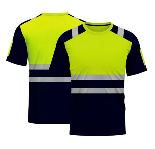 Durable Construction T-Shirt with Custom Logo Option