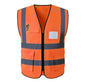 High-Visibility Construction Reflective Vest with Custom Logo Option