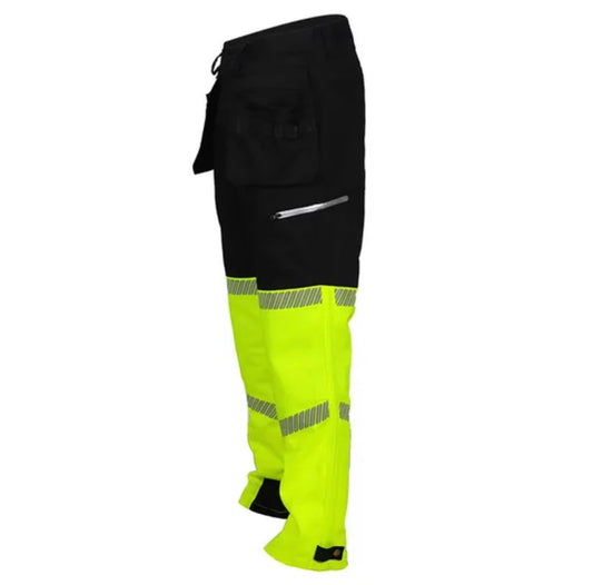 High-Performance Construction Trousers with Reflective Details
